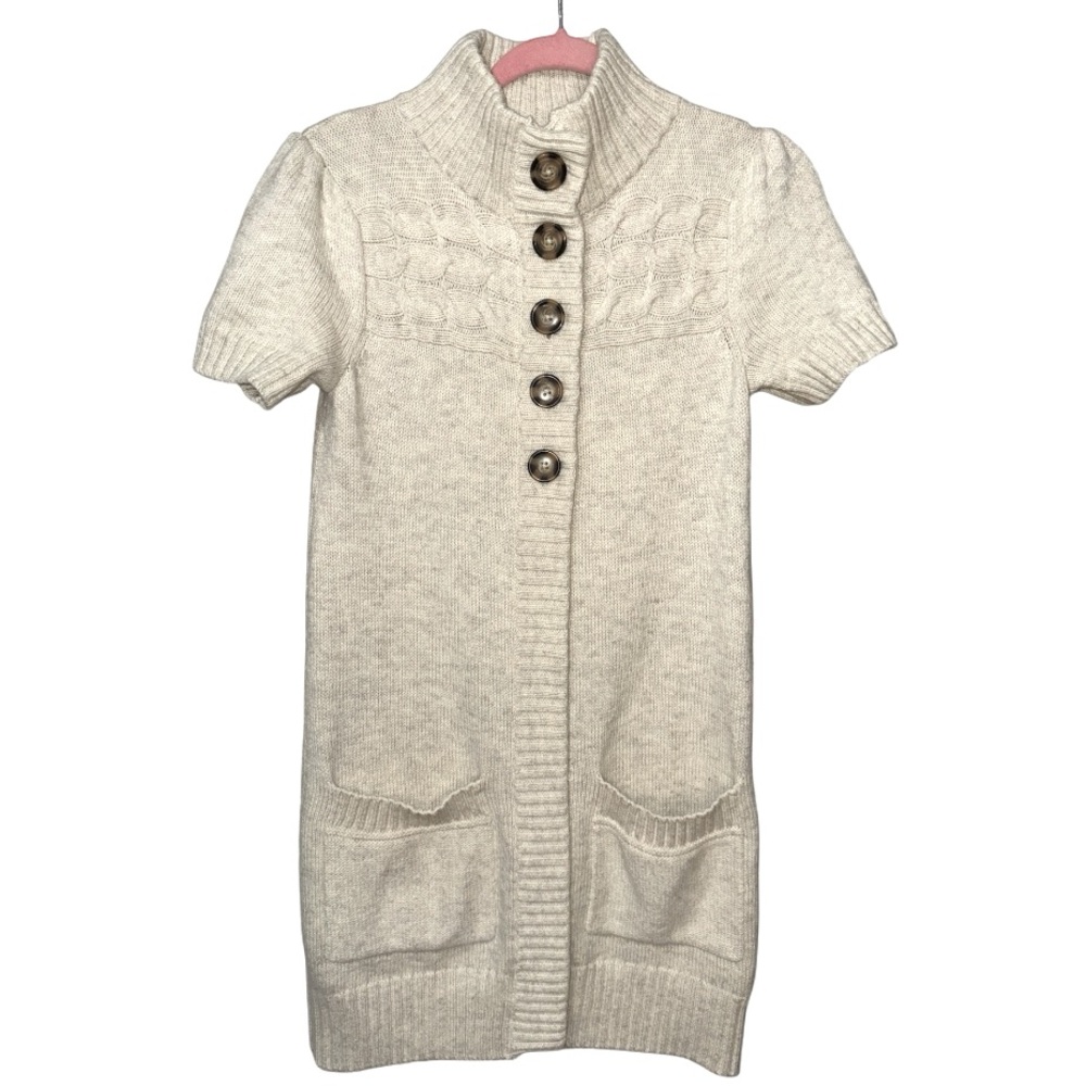 Women's Gap Cardigan Chunky Cable
Knit Ivory Oatmeal Size Medium‎